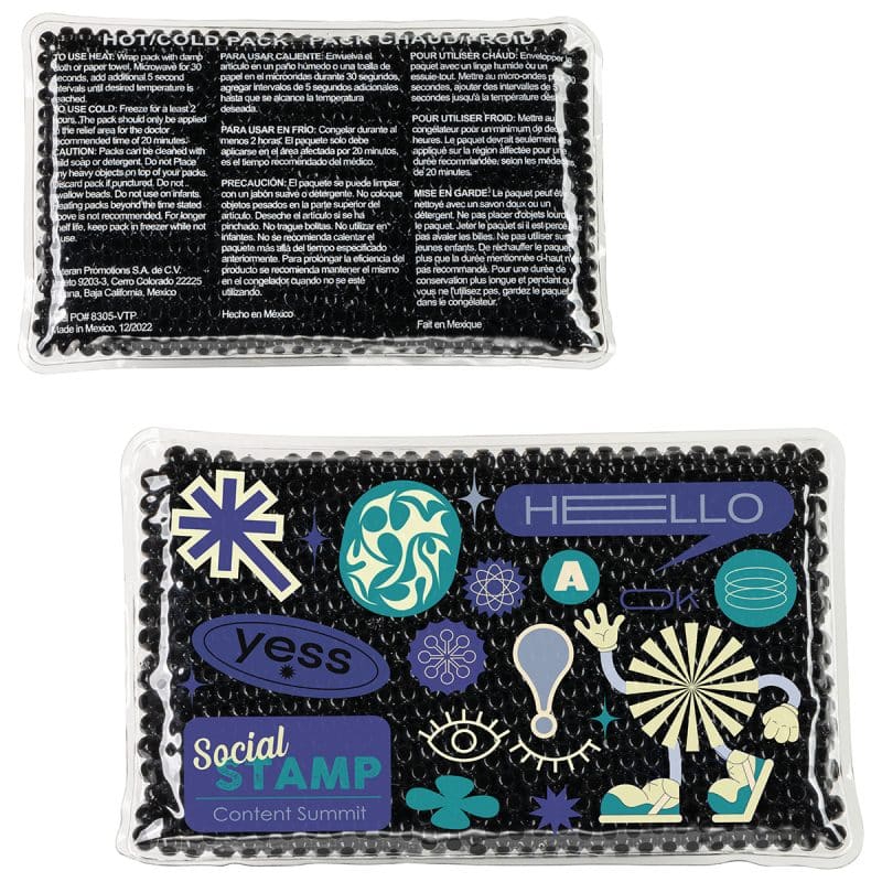 Full-Color Aqua Pearls™ Hot/Cold Pack - 2