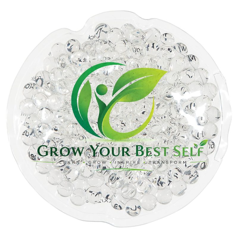 Full Color Mini Round Aqua Pearls™ Hot/Cold Pack - 6