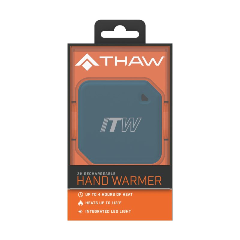 Thaw® Rechargeable 2K Hand Warmer & Flashlight - OCEAN BLUE - 2