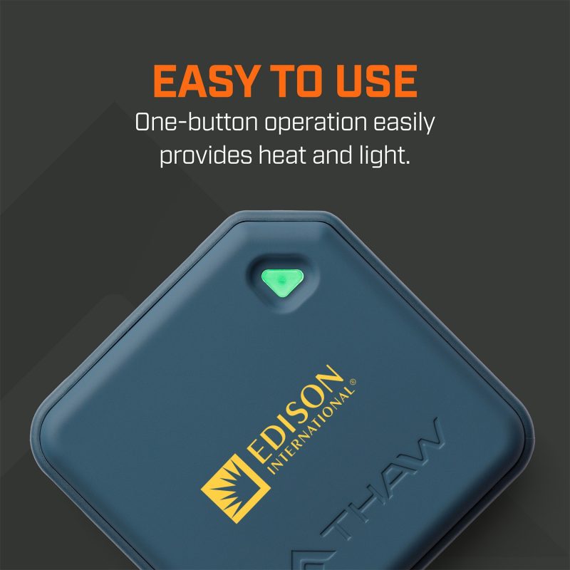 Thaw® Rechargeable 2K Hand Warmer & Flashlight - OCEAN BLUE - 6